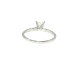 1.00 Carat Princess Cut Diamond 14K White Gold Ring
