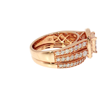 1.50 CTW Multi-Shape Diamond Wedding Set in 14K Rose Gold