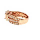 1.50 CTW Multi-Shape Diamond Wedding Set in 14K Rose Gold