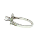 14K White Gold 0.75 TWT Round Diamond Engagement Ring