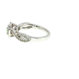 18K White Gold 0.90 TWT Round Diamond Engagement Ring