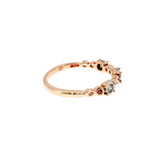 14K Rose Gold Diamond Infinity Band Ring | 0.10 TWT