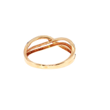 Lady's Rose 14K Gold Chocolate & White Diamond Ring (0.34 CTW)