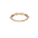 14K Rose Gold Vintage Style Diamond Fashion Ring | 0.15 TWT