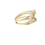 Lady's Yellow 14K Gold 5-Stone Diamond Fashion Ring (0.70 CTW)