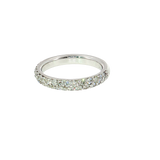 Lady's White 14K Gold 1.00 TWT Diamond Anniversary Band