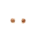 14k Rose Gold 0.50ctw Diamond Cluster Stud Earrings