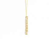 14K Yellow Gold Journey Diamond Pendant Necklace (1.04 TWT)