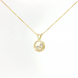 14kt Yellow Gold 6.07 Carat F VS1 Diamond Solitaire