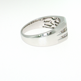 Men's 1/2 CT Diamond Channel Set Ring | 10K White Gold Band