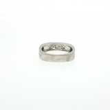 Men's 14K White Gold 0.33 CT Multi-Shape Channel Wedding Band