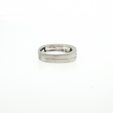Men's 14K White Gold 0.33 CT Multi-Shape Channel Wedding Band
