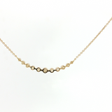 14K Yellow Gold Graduated Diamond Necklace (1.00 CTW) | 18"