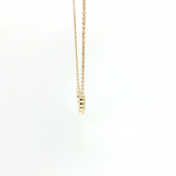 14K Yellow Gold Graduated Diamond Necklace (1.00 CTW) | 18"