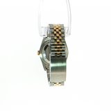 Rolex Datejust 36mm 16233 Yellow Gold Steel White Diamond Dial (1995)