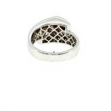 14K White Gold 1.78 CTW Custom Diamond Engagement Ring (Size 6.25)
