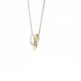 Lady's 14k Two-Tone Gold Custom Infinity Heart Pendant