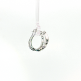 14K White Gold Ruby & Diamond Hoop Earrings (0.69 TCW)