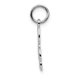 14k White Gold Treble Clef Charm WCH73