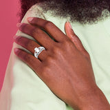 14k White Gold Ladies Claddagh Ring D1856