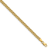 14k 3.75mm Wide Double Strand Rope 7 inch Bracelet 014S2