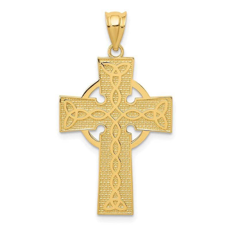 14k Celtic Cross Pendant K5143