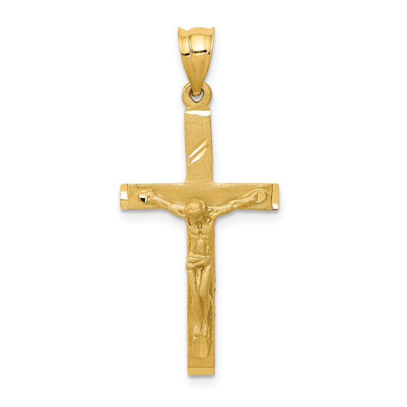 14k Crucifix Pendant D172