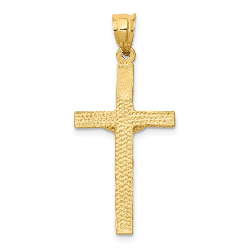 14k Crucifix Pendant D172