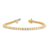 14k Complete 2.18 carat Round VS Diamond 4-prong 7 inch Tennis Bracelet X731VS