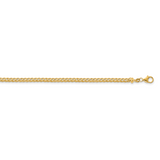 14K 18 inch 3.7mm Franco with Fancy Lobster Clasp Chain FRA120