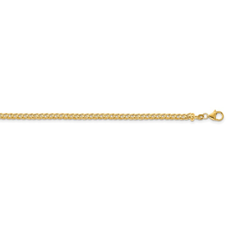 14K 18 inch 3.7mm Franco with Fancy Lobster Clasp Chain FRA120