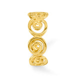 14k Scroll Toe Ring D1943
