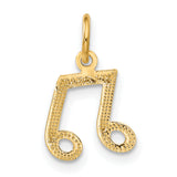 14K Musical Notes Charm C1094