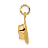 14k 3-D Cowboy Hat Charm A0562/L