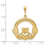 14k Claddagh Pendant D664