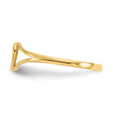 14k Madi K Heart Size 2 Baby / Childrens Ring SE2391