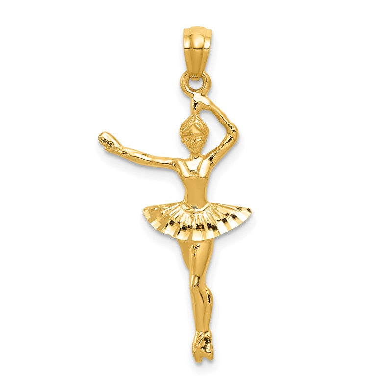 14k Ballerina Pendant C3127