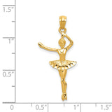 14k Ballerina Pendant C3127