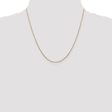 14K 10 inch .8mm Round Snake with Lobster Clasp Anklet SNA060