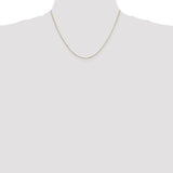 14K 10 inch .6mm Octagonal Snake with Lobster Clasp Anklet OSA080