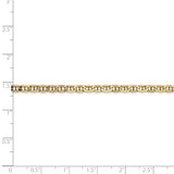 14K 10 inch 3.2mm Semi-Solid Anchor with Lobster Clasp Anklet BC122
