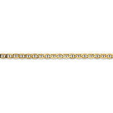 14K 10 inch 3.2mm Semi-Solid Anchor with Lobster Clasp Anklet BC122