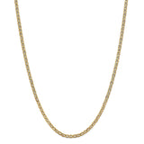 14K 10 inch 3.2mm Semi-Solid Anchor with Lobster Clasp Anklet BC122