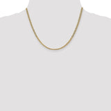 14K 10 inch 3.2mm Semi-Solid Anchor with Lobster Clasp Anklet BC122