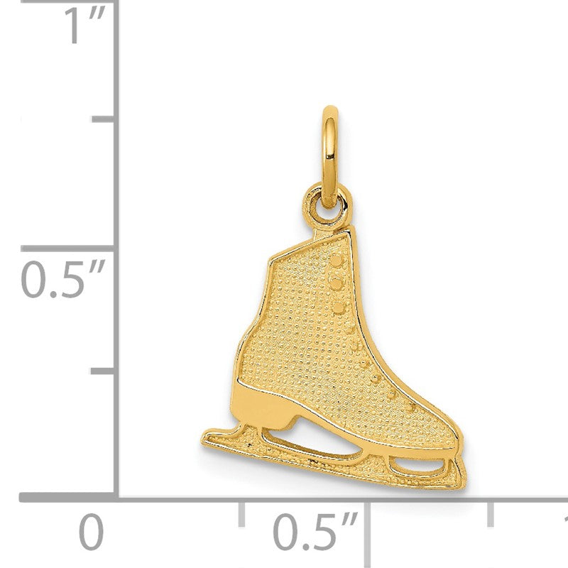 14k Figure Skate Charm K3539