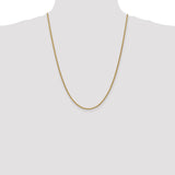 14K 14 inch 2.1mm Spiga with Lobster Clasp Chain PEN13