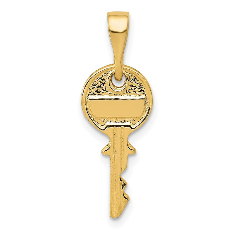 14K Polished Key Charm YC1214