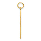 14K Laser Designed Cut-out Cross Charm XR1050