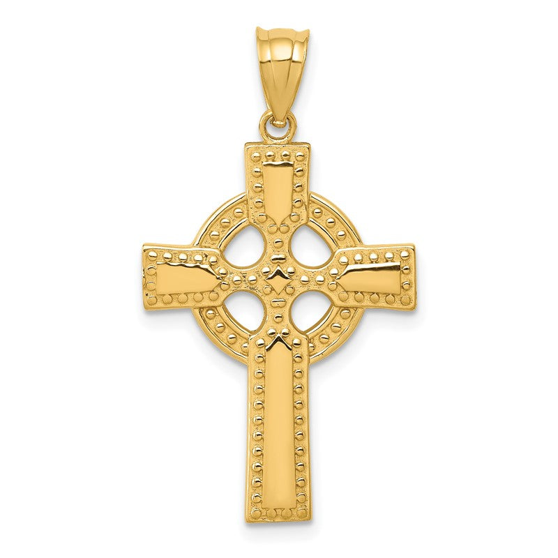 14k Celtic Cross Pendant C1941