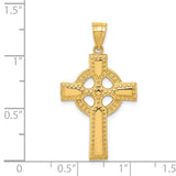 14k Celtic Cross Pendant C1941